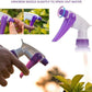 Garden Tools Set, 11 Pieces Gardening Gifts with Purple Floral Print, Ergonomic Handle, Trowel, Rake, Shovels, Pruner, Shears, Sprayer, Gloves, Garden Hand Tools with Carrying Case