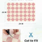 AMOAMI Coffee Mat Hide Stain Rubber Backed Absorbent Dish Drying Mat for Kitchen Counter - Fits Under Coffee Maker or Machine - PINK 16X24