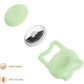 IP68 Waterpoof Dog Airtag Holder, Stretchy Silicone Full Body Covered Apple Air Tag Holder for Dog Cat Collar Fit All Width Collar (Luminous, 1 Pack)