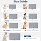Made4Pets Dog Crate Pad Bed for Large Dogs, Washable & Reversible, Anti-Slip Kennel Mat for Cozy Sleeping, Soft Fluffy Dog Bed for Indoor & Outdoor Use, 41"x29", Gray