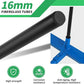 Portable Volleyball Net 5-Height Adjustable for Backyard with Widened Base, Tetoron Net, 6 Metal Stakes and 4 Sandbags, 12ft/14ft Volleyball Practice Training Equipment with Carry Bag