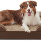 FURTIME Orthopedic Dog Beds for Large Dogs, Egg Foam Dog Bed with Ultra Comfy Supportive Foam, Washable & Waterproof Pet Couch, Nonskid Bottom
