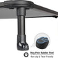Veehoo Chew Proof Elevated Dog Bed - Cooling Raised Pet Cot - Rustless Aluminum Frame and Durable Textilene Mesh, Unique Designed No-Slip Feet for Indoor or Outdoor Use, Grey, X-Large, CWC2002