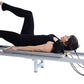 Stamina Products AeroPilates Precision Series Reformer Pilates Machine Resistance and Workout System for Home Gym, White/Gray