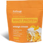 ProDough Gourmet Whey Isolate Hydrolized Protein Powder for Shake Mix- Easy Digest Enzyme Blend, 25g Protein per Serving, Natural Ingredients, Gluten Free, Keto Friendly (Orange Cream)