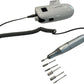 Warren London MaxPro 35K Dog Nail Grinder – 35,000 RPM Pro-Grade E-File w/ 6 Diamond & Sanding Bits, Quiet Low-Vibration Motor, Reversible Rotation, Corded/Cordless USB Fast-Charge