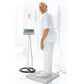 SIKE EPS660 Bariatric Floor Scale with Extra-Large Platform, SIKE Digital Postal Shipping Scale, 660 x 0.2lb(300kg x 0.1kg), 22" x 22" Platform, Stainless Steel, Heavy Duty