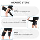 supregear Thigh Wraps Support, 2-Pack Non-Slip Compression Thigh Sleeve Hamstring Quad Wrap Adjustable Neoprene Upper Leg Brace Leg Slimmer for Women Men Pulled Groin Muscle, Quadriceps, Black, M