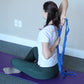 RangeMaster FlexAbility Static Stretch Strap | | Perfect for Yoga, Pilates, and Physical Therapy | Flexibility and Range of Motion Tool | Blue
