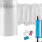 Air Pillows for Shipping with pump 400 Count Inflatable Packaging Air Bags, Alternative to Packing Peanuts, Packing Box filler Purse Stuffers for Shape 3.54" x 7.87"
