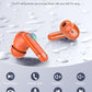 Wireless Earbuds, Bluetooth 5.4 Headphones Bass Stereo, Ear Buds with Noise Cancelling Mic, IP7 Waterproof in Ear Earphones, 36H LED Display Bluetooth Earbuds for Laptop Pad Phones Sports, Orange