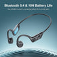 Bone Conduction Headphones, Open Ear Headphones Wireless Bluetooth with Mic, Superior Sound Running Headphones 10H Playtime, Comfortable Fit Waterproof for Music, Workouts, Travel