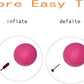 Pilates Ball 8 inch, Small Exercise Ball for Between Knees with Needle Pump for Core Workout & Physical Therapy Yoga PT