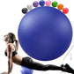 Soft Pilates Ball 9 Inch, Ideal Small Exercise Ball Between Knee Squeeze for Physical Therapy Yoga Core Medicine Abs Pt Bouncy, Mini Rubber Fitball Barre Workout Equipment for Women Men Kid Toddler