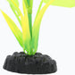 2-Pack 12 Inch Aquarium Silk Aquarium Plants, Artificial Plastic Plant for Small Tank, Goldfish, Fish Hides (Light Green, 12 Inch)