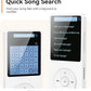AGPTEK A02 MP3 Player with Bluetooth 5.3, 1.8 inch Screen Portable Music Player with Speaker, FM Radio, Voice Recorder, Supports Expanded Up to 128GB(White, 64GB)