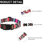 Mercano Adjustable Dog Collar - Special Design Patterns, Soft Nylon Comfortable Durable Pet Collar for Small Medium Large Dogs (M, Tribal Pink)