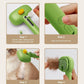 ROJECO 3-in-1 Pet Steam Brush for Cats&Dogs - Detangling Comb with Adjustable Mist, Handheld Deshedding Grooming Tool for Long/Short Hair, Massage Brush & Shedding Control Gift,Cordless (Green)