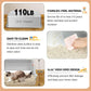 Vivifying Stainless Steel Litter Box with Lid, XL Side Entry Extra Large Litter Box for Big Cats & Kitty, Removable Enclosed Metal Cat Pan with High Sided Enclosure, Scoop, Mat, Footboard (Beige)