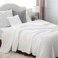 Bedsure Fleece Blanket Twin Size White - 300GSM Lightweight Plush Fuzzy Cozy Soft Warm Blanket for Bed, Sofa, Couch, Travel, Camping, 60x80 inches