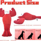 JKW Squeaky Dog Toy for Small & Medium Dogs, Puppy Plush Toys (S, Lobster)