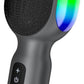 Wireless Bluetooth Karaoke Microphone, 5-in-1 Portable Handheld Mic Speaker with Dynamic RGB Lights, Mini Karaoke Machine for Car Travel Home Party, Music Recording, Duet Singing, Gift for Kids Adults