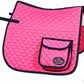 HILASON Western Horse Luxury Quilted Saddle Pads with Pockets | Pad