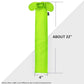 Harrison Howard Stretchy Tail Bag Breathable Horse Tail Guard Slip on Design Protect Horse Tail 2 Strand Closure Straps Keep Tail Clean & Protected 22" L Length Makes Grooming Easy-Fluro Lime