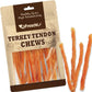 Afreschi Soft Turkey Tendon & Pumpkin Strip 3.5 oz, USA-Sourced Turkey Tendon, Dog Treats for Soft Series, All Natural Human Grade Dog Treat, Suitable for Training chew, Rawhide Alternative