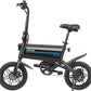 Gotrax Nano 14" Electric Bike, Max Range 25Miles(Pedal-Assist)&Max Speed 15.5Mph, 350W Folding E-Bike with Removable Battery, Adjustable Seat & Dual Mudguards, Commuter Electric Bicycle for Ages 13+
