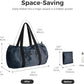 pack all 45L Foldable Duffel Bag, Water-Resistant Sports Gym Bag, Portable Weekender Bag Lightweight for Travel, Fitness and Camping (Navy Blue)