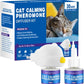 Cat Calming Diffuser Kit for Cat Anxiety Relief, 3-in-1 Cat Pheromone Diffuser Kit with 1 Diffuser +2 Refill 48ml Vial for 60-Day Use, Reduces Separation Anxiety, Aggression, and Stress