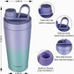 TOOFEEL Insulated Protein Shaker Bottle - 20 oz Double Walled Vacuum Metal, Keeps Cold/Hot, BPA Free Leakproof