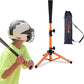 Baseball Softball Tee for Kids Toddles 3-10 Years Batting Hitting Tee T Ball Set Stand for Baseball Trainer Easy Adjustable Height 20.5''-29.5''Portable w/Carry Bag for Indoor Outdoor