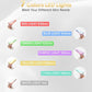 Light Based Face-Neck-Massager - 7 Color Portable Facial Massager for Skin Care, Rose Gold