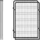 FXW Rollick Unleashed Dog Playpen for Indoor, Yard, RV Camping, 45 inch 2 Panels for Large Dogs, Black│Patented