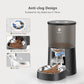 Automatic Cat Feeder: 4L Timed Cats Food Dispenser Programmable 1-6 Meal for Cat and Small Medium Dog- Auto Pet Feeder Easy to Set Up Dual Power Supply with Desiccant Bag| Detachable Washable