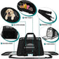 PetAmi Airline Approved Pet Carrier for Cat, Soft Sided Dog Carrier for Small Dogs, Cat Travel Supplies Accessories for Indoor Cats, Ventilated Pet Carrying Bag Medium Large Kitten Puppy, Small Black