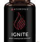 Ignite - Thermogenic Fat Burner & Nootropic - Weight Management, Craving Control, Metabolism, Focus & Energy Support with ACV, Green Tea Extract & More - High Absorption with BioPerine® (60 Capsules)