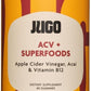 JUGO Apple Cider Vinegar + SUPERFOODS | ACV Gummies with Vitamin B12 & Acai | 40 Count Digestive Support Gummies | Plant-Based, Gelatin- Free, Non-GMO, Made in USA