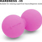 5BILLION Peanut Massage Ball - Double Lacrosse Massage Ball & Mobility Ball for Physical Therapy, Deep Tissue Massage Tool for Myofascial Release, Muscle Relaxer, Pink