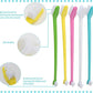 50 Pack Dual Ended Long Dog & Cat Toothbrush, Pet Safe Super Soft Bristles for Pet Dog Puppy Kitten Dental & Oral Care Teeth & Gums, Pet toothbrushes in Box, Bulk Individual polybag (Colorful)