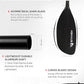 Abahub Adjustable Kayak Paddle 210-230 cm/ 230-250 cm Floating Kayaking Oars Boating Oars Canoeing Oars Black