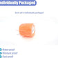 9 Pack 2" x 5 Yards Self Adhesive Bandage Wrap Self Stick Wrap for Ankle, Wrist, Finger, Sports, Breathable Cohesive Vet Tape for Pets (Light Orange)