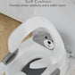 Potty Training Seat with Step Stool Ladder, Potty Training Toilet Seat with Soft Seat Splash Guard, Adjustable Height, 2 in 1 Potty Seats for Toddlers Kids Boys Girls
