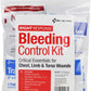First Aid Only 91137 Critical Essentials Bleeding Control Kit for Chest, Limb & Torso Wounds, 10 Pieces