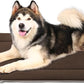 Large Soft Dog Bed 47" Crate Pad - Machine Washable Mat With Non-Slip Bottom - Mattress for Large and Medium Pets - Cushion for Kennel