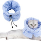 Cat Recovery Collar, Soft Adjustable Cone for Cats and Kittens, Lightweight Waterproof Elizabethan Collar for After-Surgery Care, Prevent Licking and Scratching, Neck Protector for Pets（Light Blue,S）
