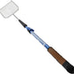 Sand Dipper Cat Poop Scooper & Chicken Poop Scooper - Rugged Big 6" Square Stainless Steel Long Handle for Home Kitty Litter Scoop & Farm Chicken Coop Scooper (Mid-Adjustable)