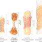 MON2SUN Dog Treats, 16oz Mini Rawhide Chews, Chicken Dumbbells with Rice for Small Dogs & Toy Breed, Crunchy and Healthy (2.5 Inch 30 Count)